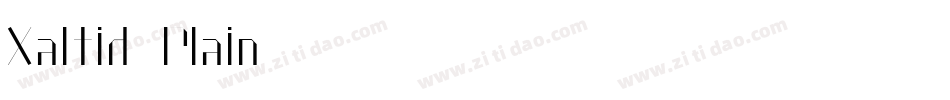 Xaltid Plain字体转换